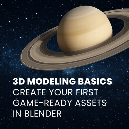 3D Modeling Basics – Create Your First Game-Ready Assets in Blender